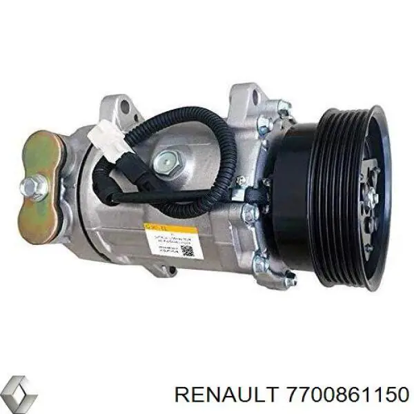 Компрессор кондиционера 7700861150 Renault (RVI)