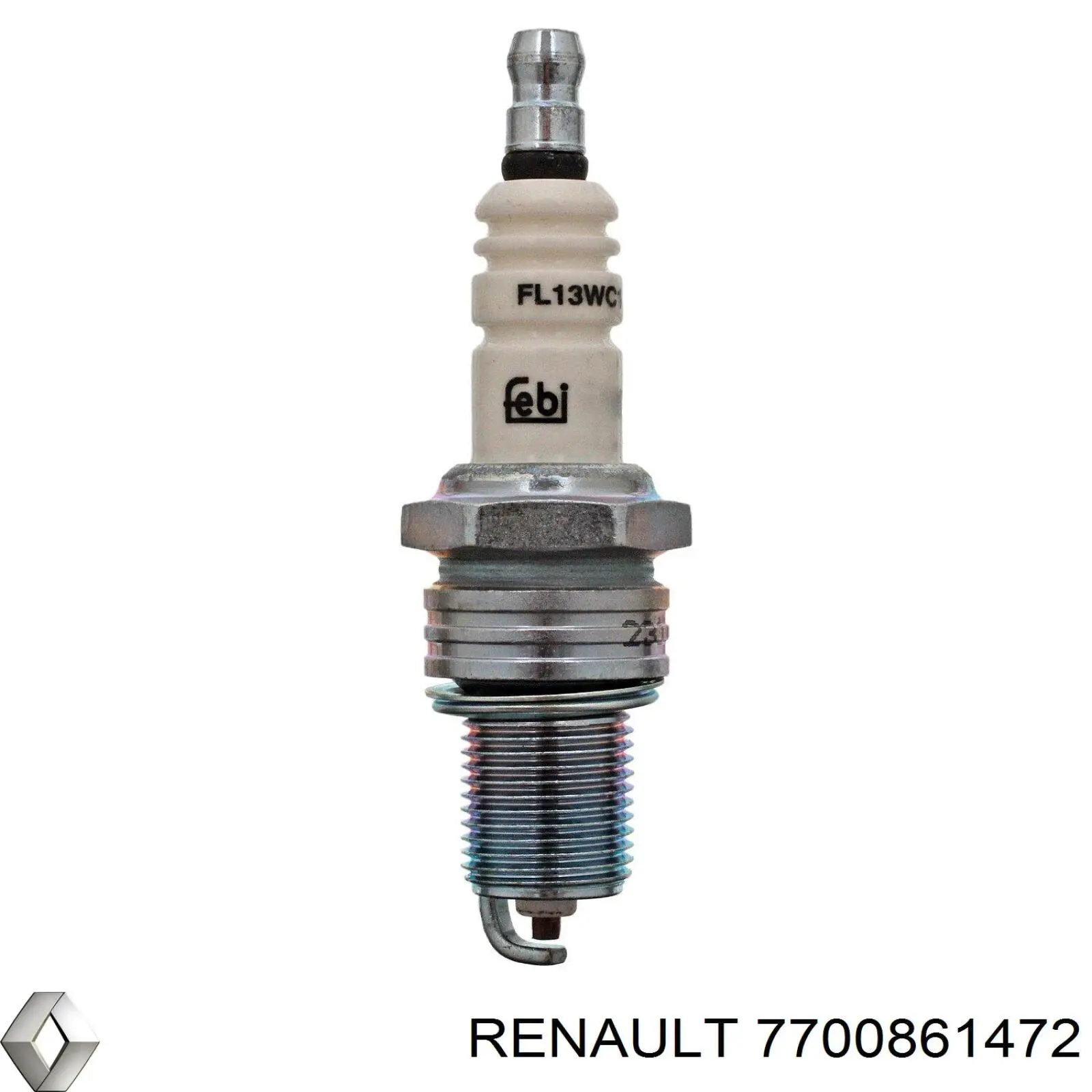 Свечи зажигания 7700861472 Renault (RVI)