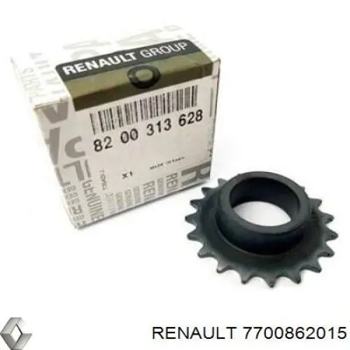 Cadena, bomba de aceite 7700862015 Renault (RVI)