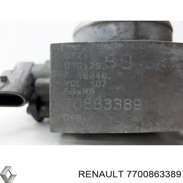 Купить 7700863389 Renault (RVI) Блок дроссельной заслонки
