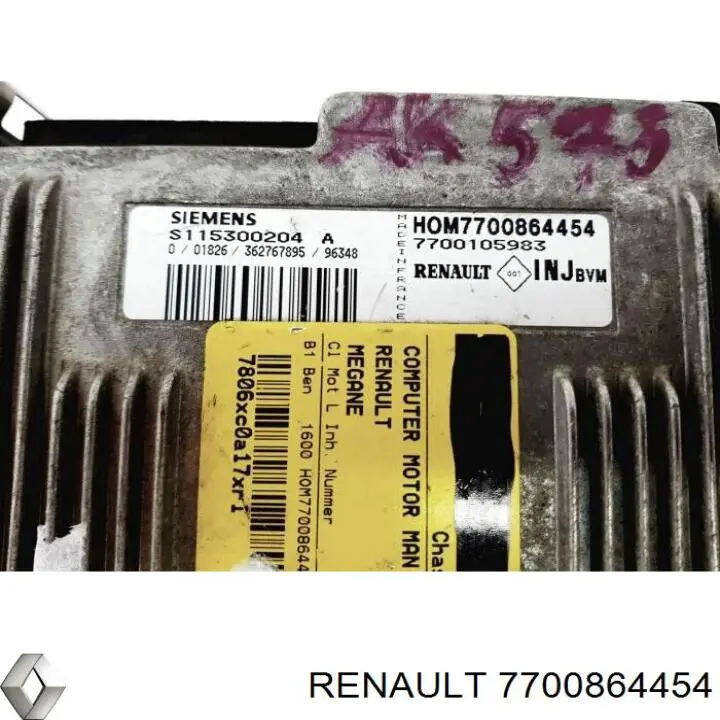 Купить 7700864454 Renault (RVI) 