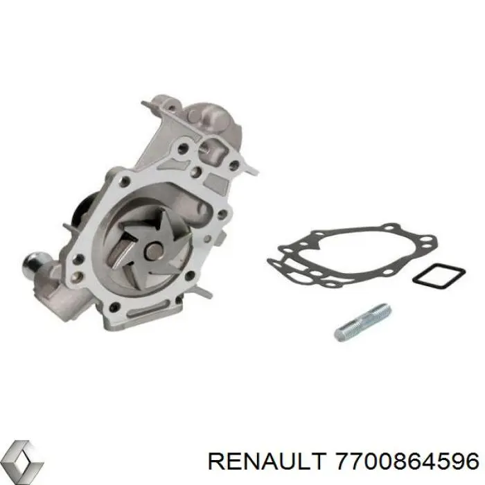 Купить 7700864596 Renault (RVI) Насос охлаждения