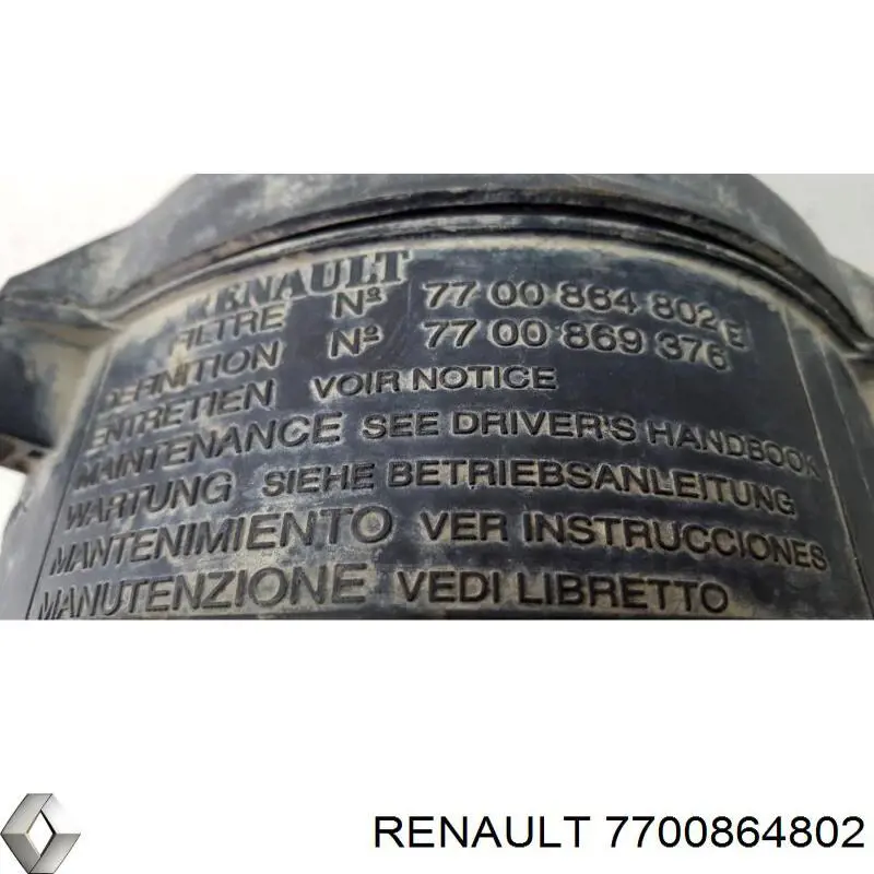  Renault (RVI) 7700864802 цена, от 14.09 USD