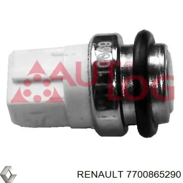 7700865290 Renault (RVI) sensor de temperatura do fluido de esfriamento, no dispositivo