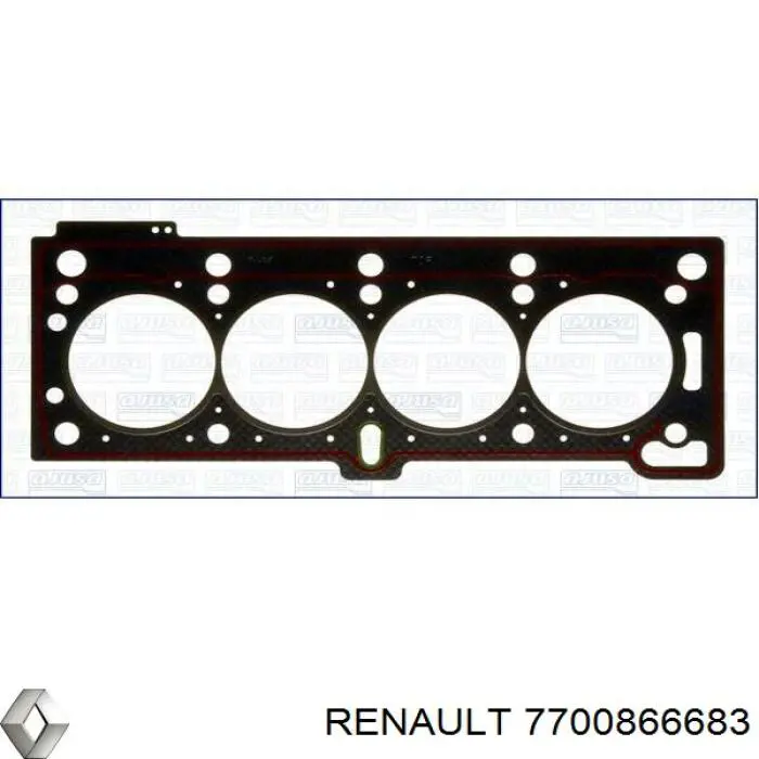 7700866683 Renault (RVI) прокладка гбц