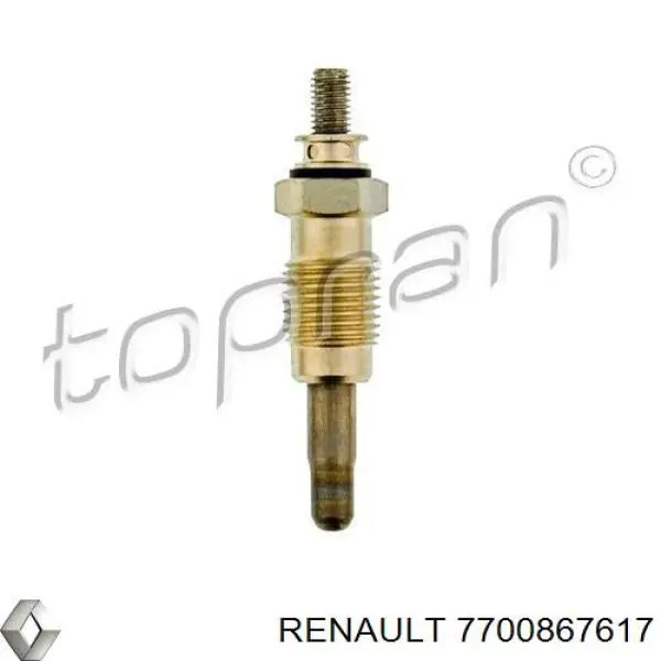 Купить 7700867617 Renault (RVI) Свечи накала