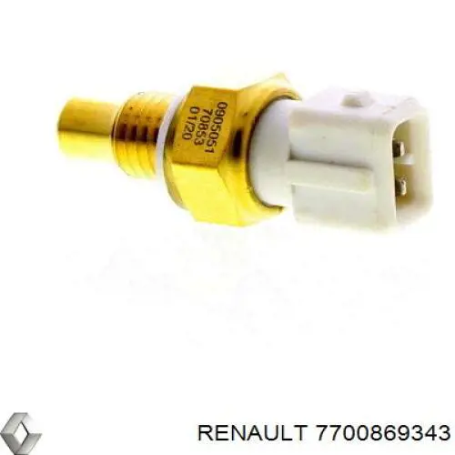 Датчик температуры охлаждающей жидкости 7700869343 Renault (RVI)