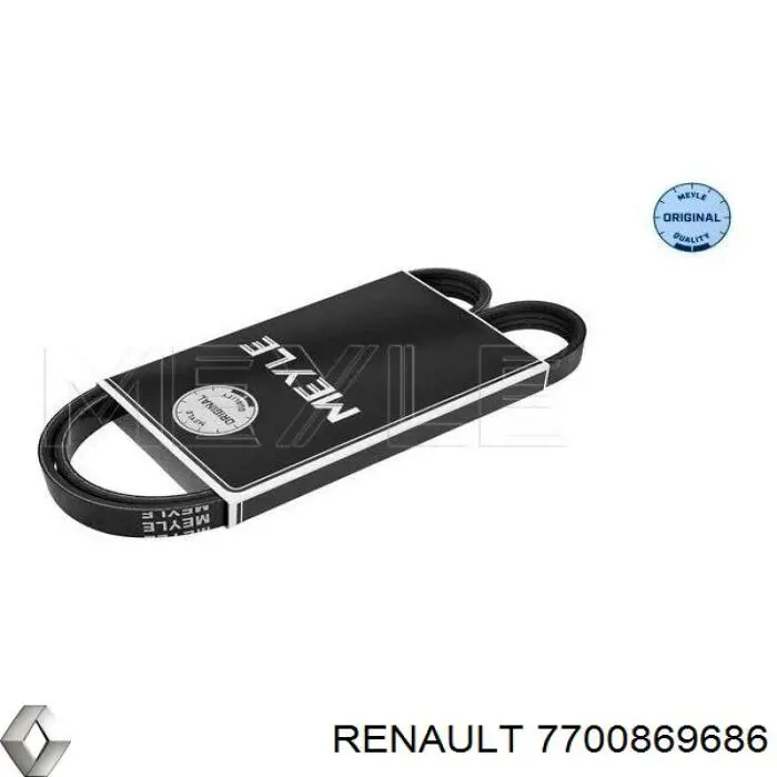 Клиновый ремень Renault (RVI) 7700869686 цена, от 7.36 USD
