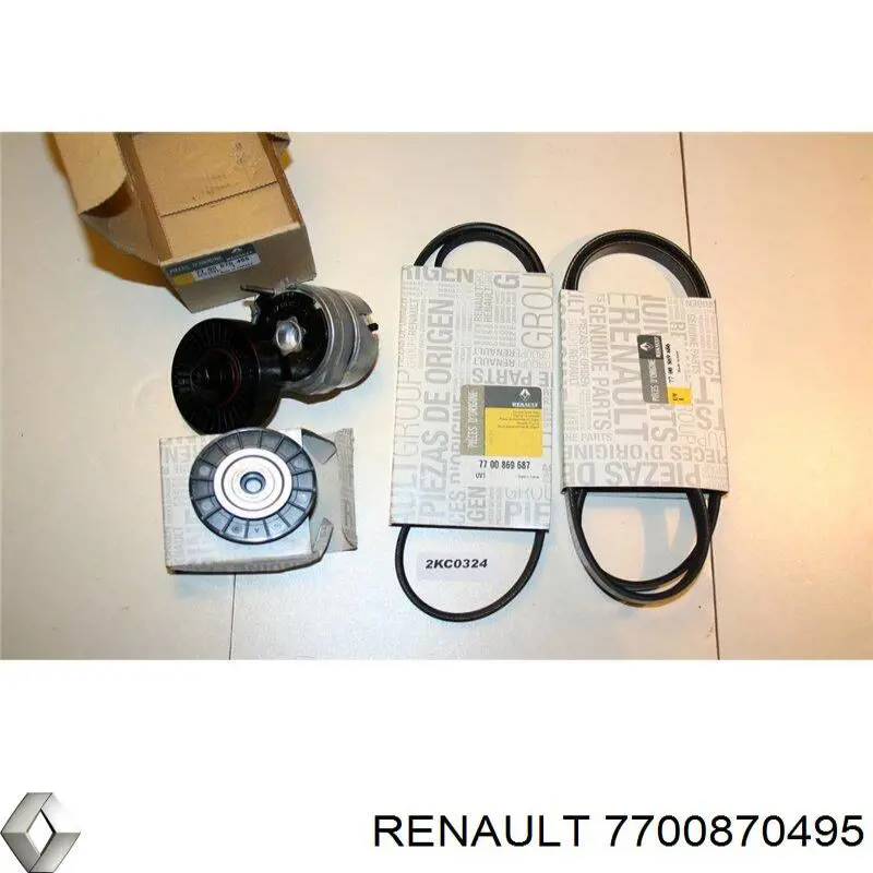 Роликовий модуль натяжителя ремня Renault (RVI) 7700870495 цена, от 21.11 USD
