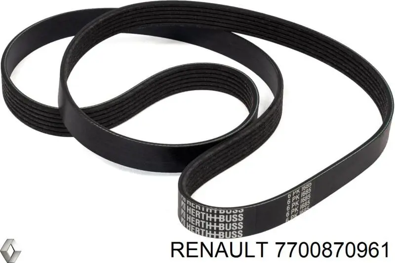Клиновый ремень Renault (RVI) 7700870961 цена, от 12.67 USD