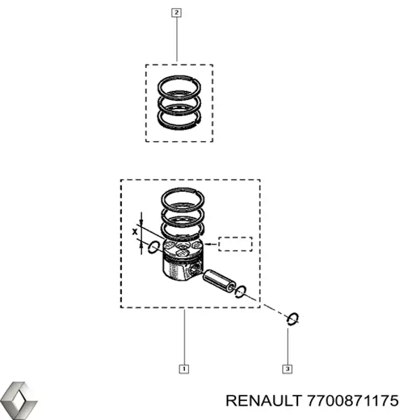 7700871175 Renault (RVI) 