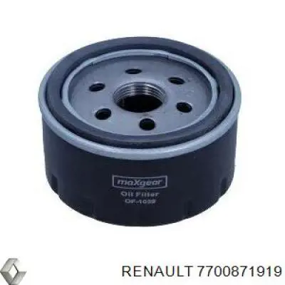 Масляный фильтр 7700871919 Renault (RVI)