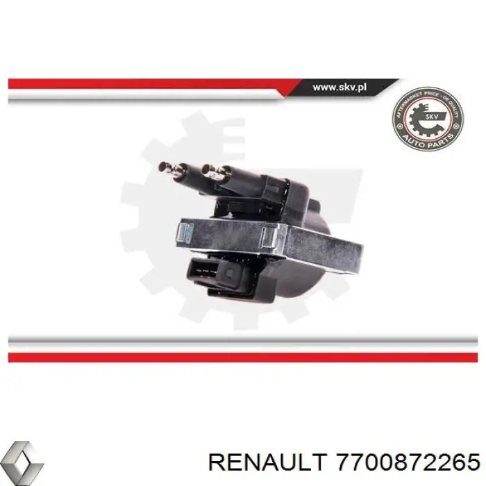 Катушка зажигания Renault (RVI) 7700872265