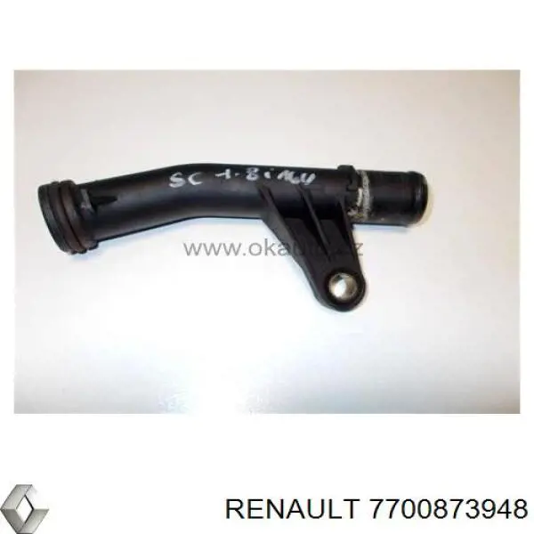 Купить 7700873948 Renault (RVI) Шланг (патрубок) водяного насоса приемный