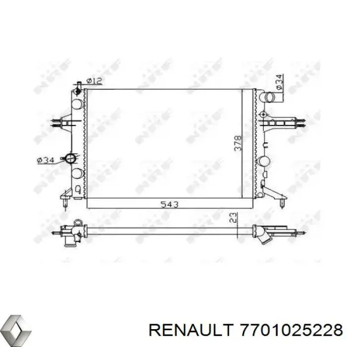 Термостат 7701025228 Renault (RVI)