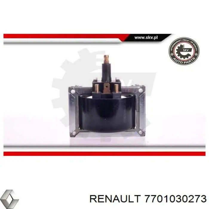 Bobina de encendido 7701030273 Renault (RVI)