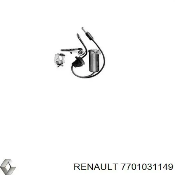 Контактная группа распределителя зажигания 7701031149 Renault (RVI)
