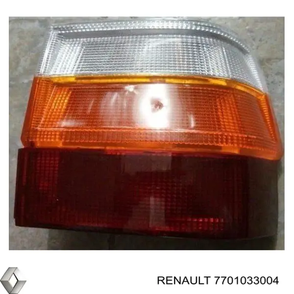 7701033004 Renault (RVI) vidro da luz traseira esquerda