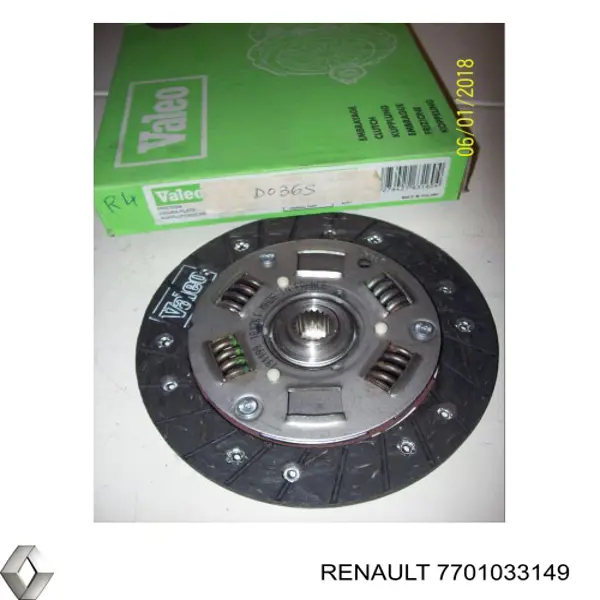 Диск сцепления M0855833800 Renault (RVI)