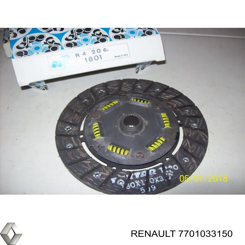 Диск сцепления 7701033150 Renault (RVI)