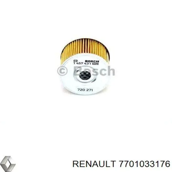 7701033176 Renault (RVI) топливный фильтр