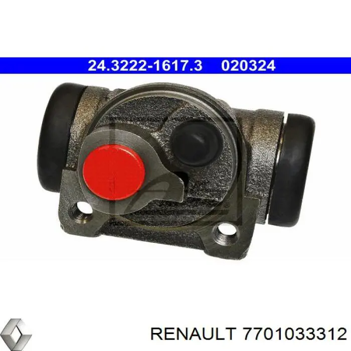 Цилиндр тормозной колесный 7701033312 Renault (RVI)