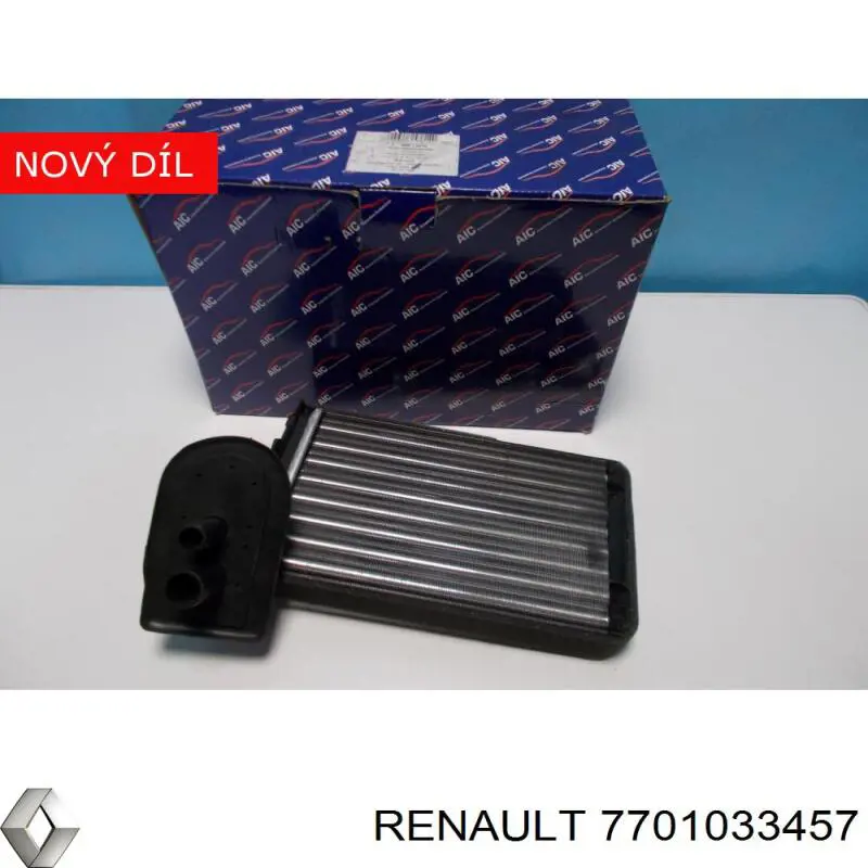 Купить 7701033457 Renault (RVI) Радиатор печки