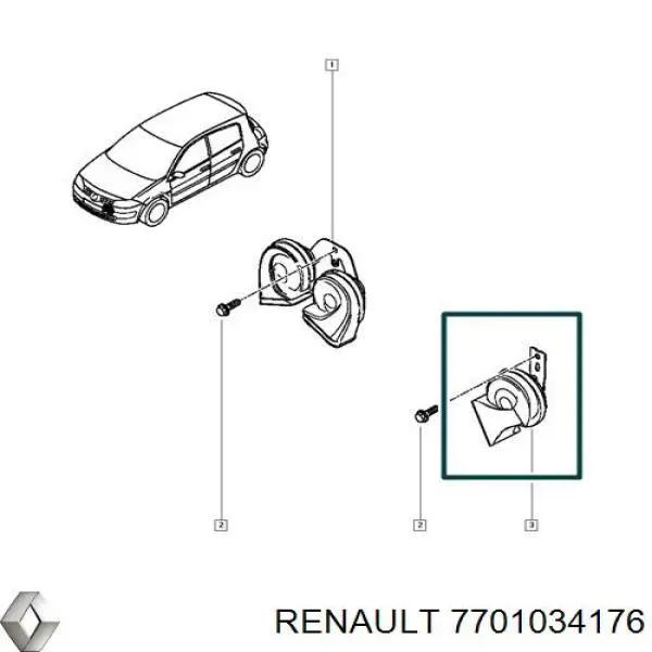 7701034176 Renault (RVI)