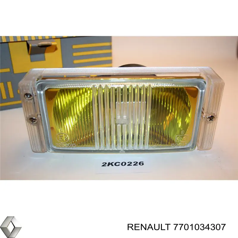 Фара противотуманная, левая Renault (RVI) 7701034307 цена, от  