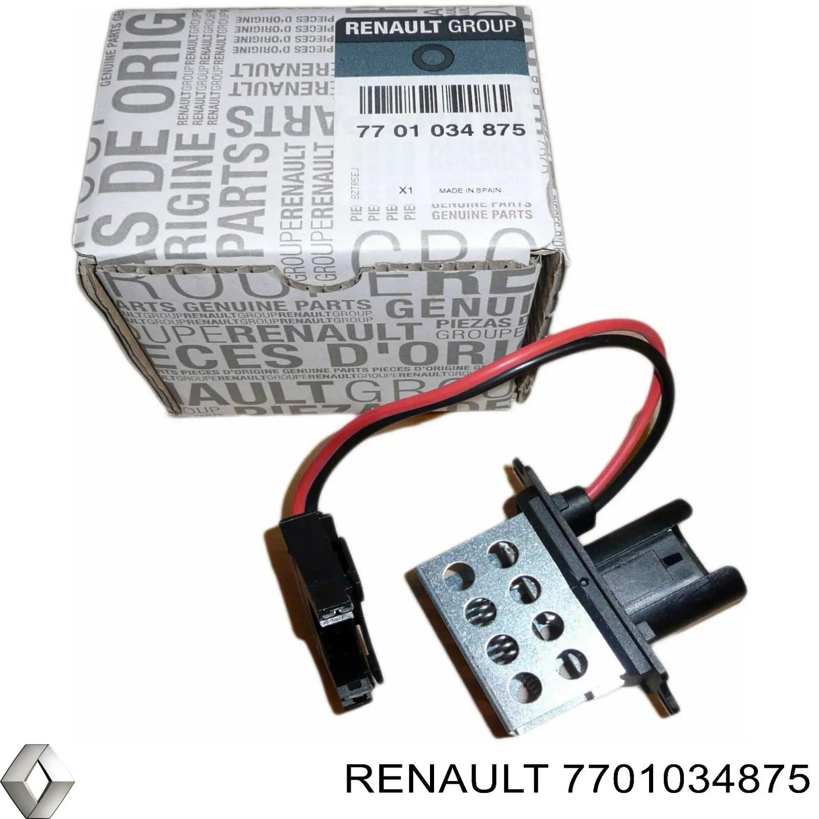 Реле отопителя Renault (RVI) 7701034875 цена, от 12.67 USD