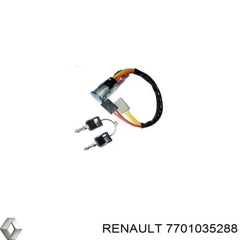7701035288 Renault (RVI) Замок зажигания