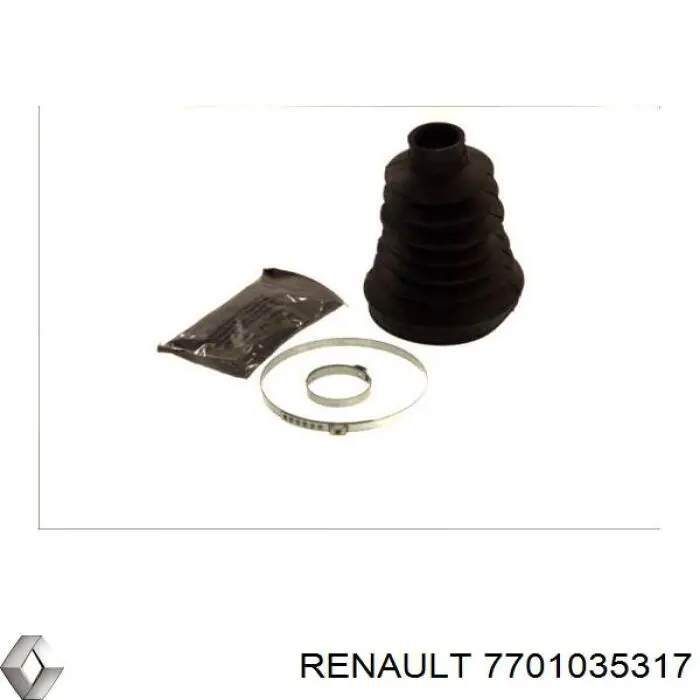 Пыльник ШРУСа наружный 7701035317 Renault (RVI)