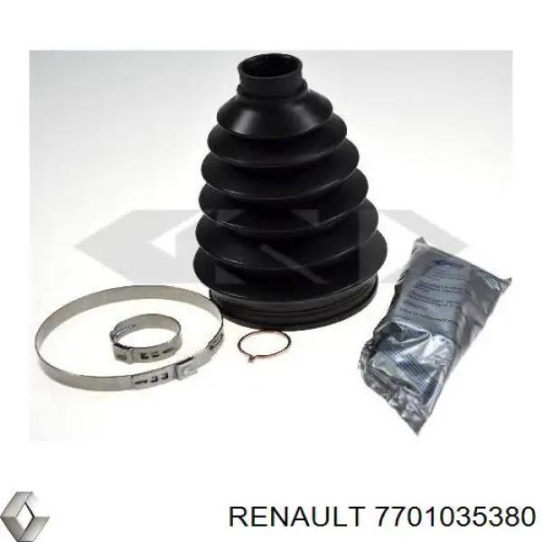 Пыльник ШРУСа наружный 7701035380 Renault (RVI)