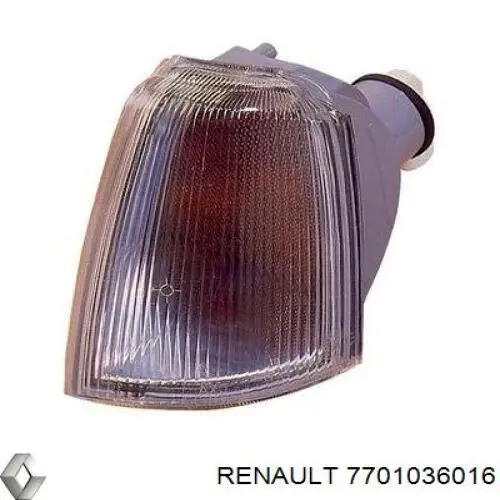 Указатель поворота правый 7701036016 Renault (RVI)