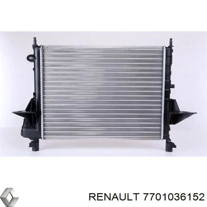 Радиатор охлаждения двигателя Renault (RVI) 7701036152 цена, от 55.33 USD