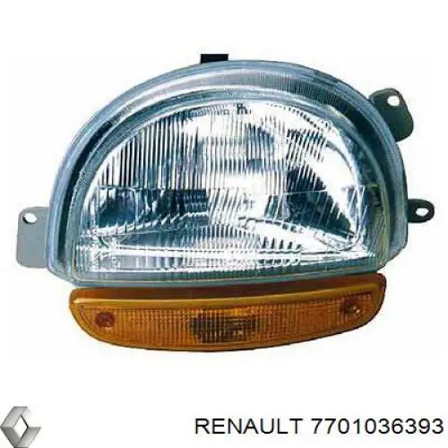 7701036393 Renault (RVI) фара левая