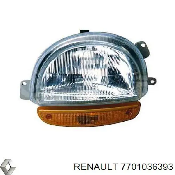 Фара левая Renault (RVI) 7701036393 цена, от 39.79 USD