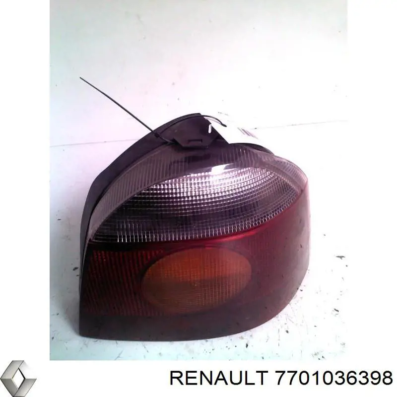 7701036398 Renault (RVI) стекло фонаря заднего правого