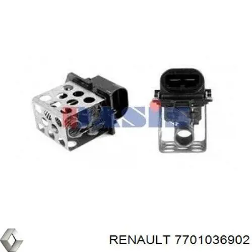 Вентилятор печки 7701036902 Renault (RVI)