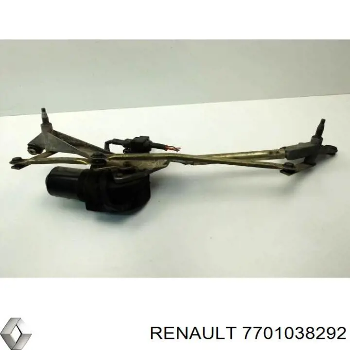 Мотор стеклоочистителя лобового стекла 7701038292 Renault (RVI)