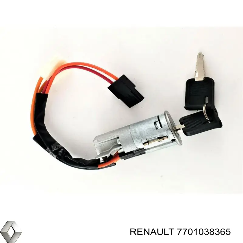 Личинка замка зажигания 7701038365 Renault (RVI)