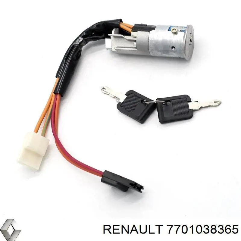 7701038365 Renault (RVI) trinco de fecho de ignição
