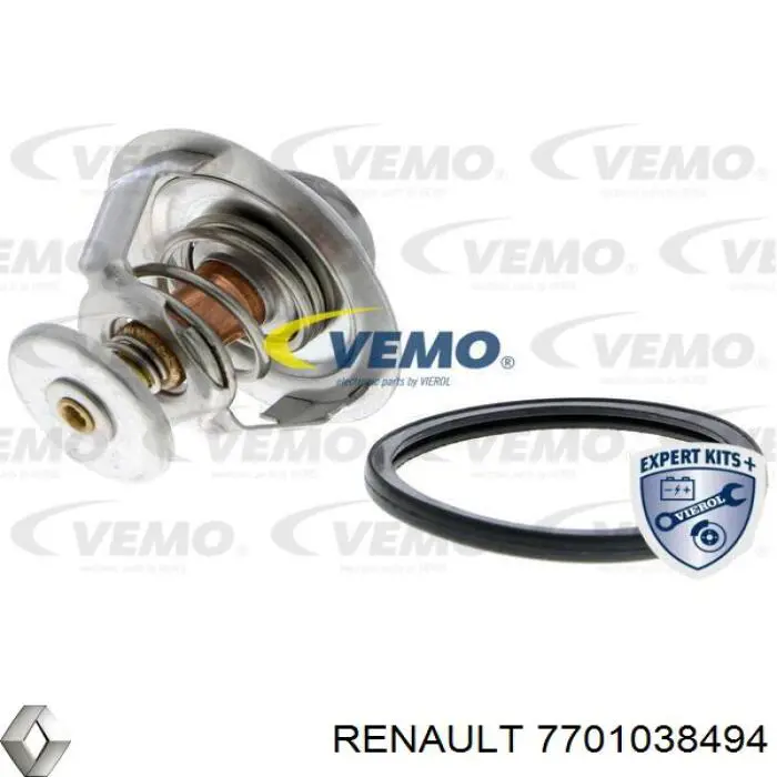 Termostato, refrigerante 7701038494 Renault (RVI)