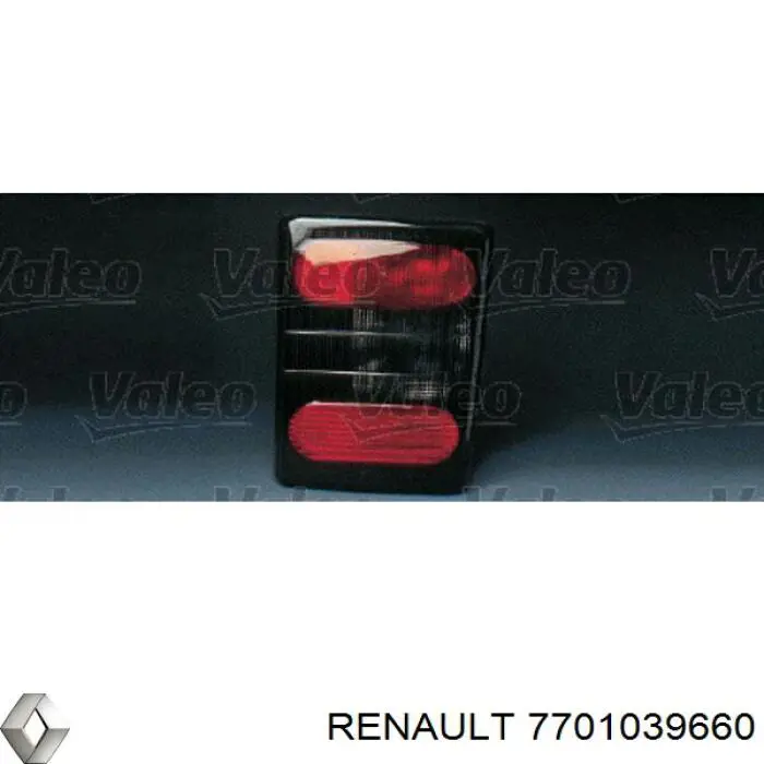 Фонарь задний правый Renault (RVI) 7701039660 цена, от  