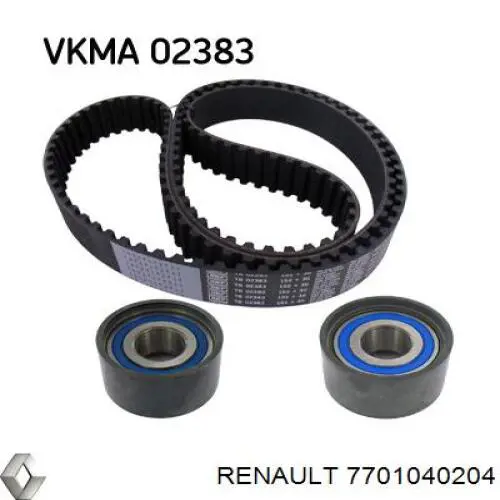 Купить 7701040204 Renault (RVI) Ведуший ролик ГРМ