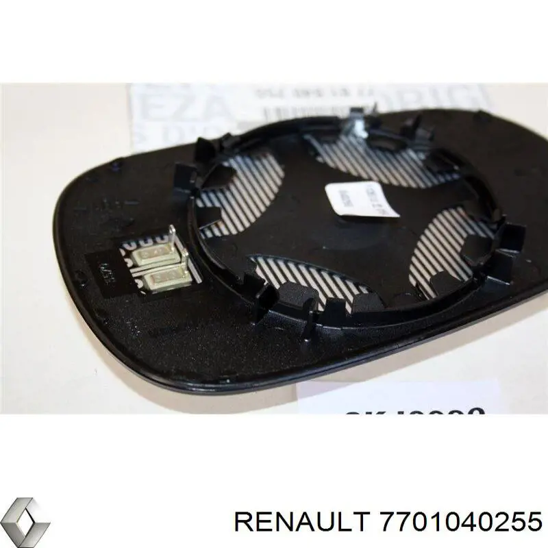 Зеркальный элемент зеркала заднего вида 7701040255 Renault (RVI)