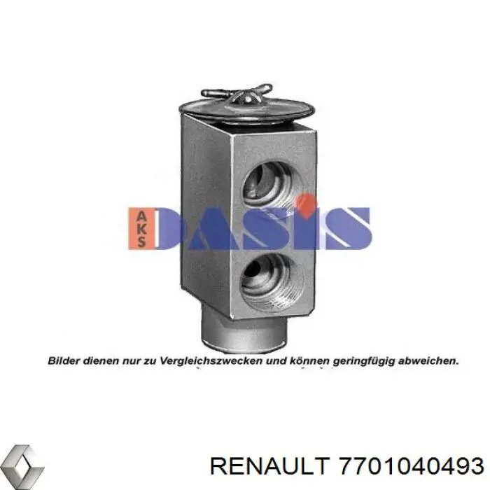 7701040493 Renault (RVI) клапан trv кондиционера