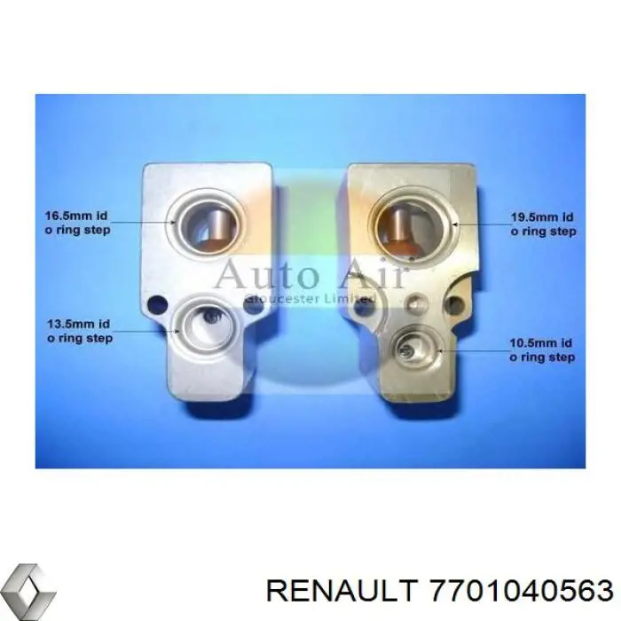 7701040563 Renault (RVI) клапан trv кондиционера