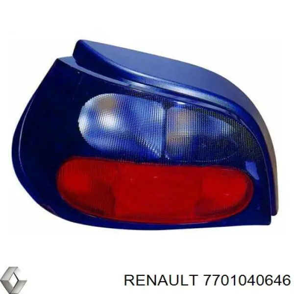 Фонарь задний правый Renault (RVI) 7701040646 цена, от 36.78 USD