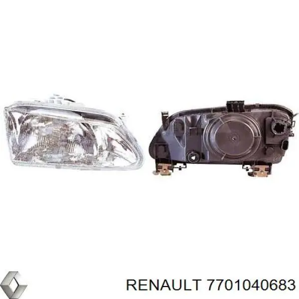 7701040683 Renault (RVI) фара правая
